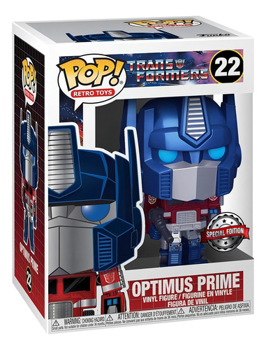 Figura De Acción Funko, Transformers: Optimus Prime # 22