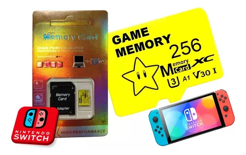 Micro Sd Para Nintendo Switch 256gb Sandiskc - Game Memory