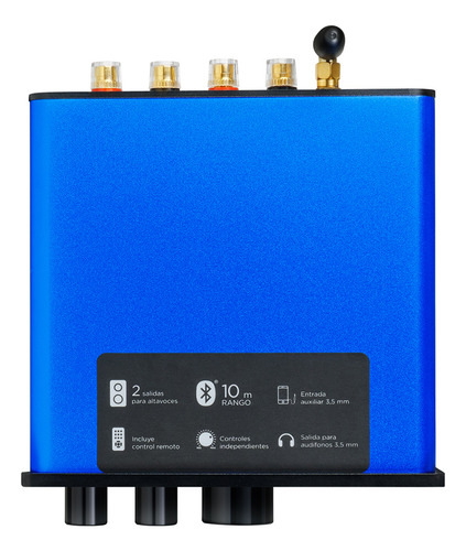 Amplificador De Audio Kaiser 200 W Rms Bluetooth® Kap-2000