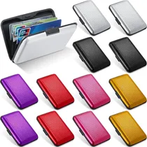 Comprar Tarjetero De Aluminio Rfid 3 Porta Tarjetas De Crédito
