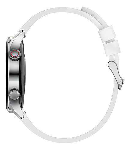 Smart Watch Hyundai P280 Ip67 Bluetooth 37 Modos Deportes Color Blanco Color De La Caja Plateado Color De La Malla Blanco