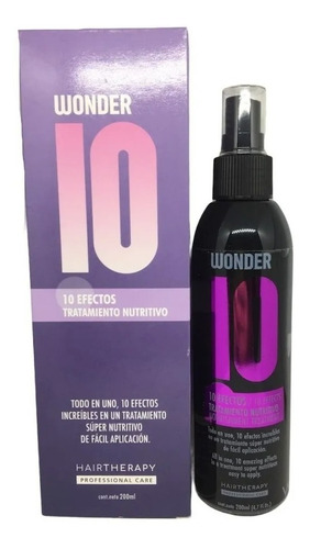 Wonder Tratamiento Nutritivo 10 Efectos W Hairtherapy 200ml