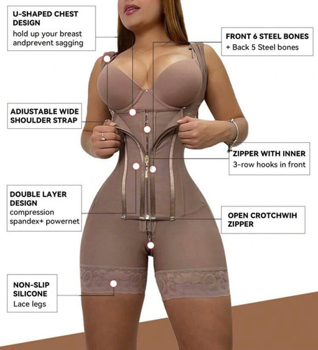 Fajas Reductoras Compresión Cirugías Liposucción Post Parto Ultra Fuerte L