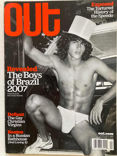 Revista Out /the Boys Of Brazil 2007 Febrero Impecable Lgbt+ (Usado)