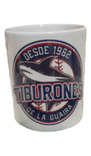 Taza Plástico Niñas/os Tiburones De La Guaira Sublimada Pers