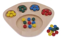 Comprar Montessori Educational Toy Wooden Tray Sorts Puzzle Children