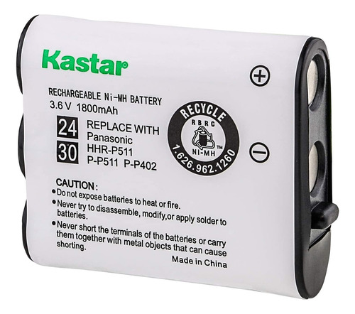 Kastar Batería Para Panasonic Hhr-p103, Hhr-p104, Hhr-p105,
