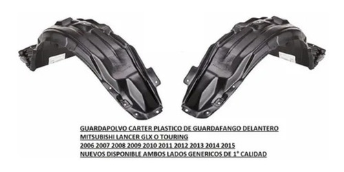 Guardapolvos Delantero Mitsubishi Lancer  2012 2013 2014