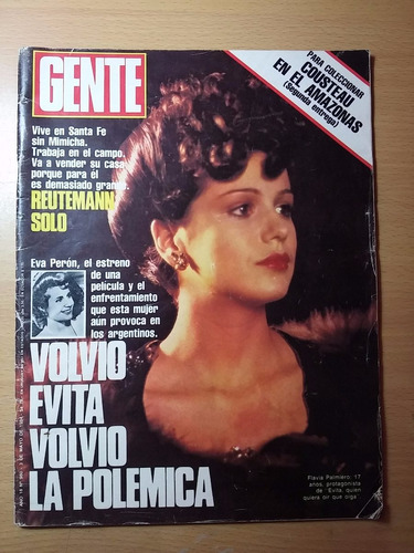 Revista Gente 980 Arnaldo Andre Eva Peron