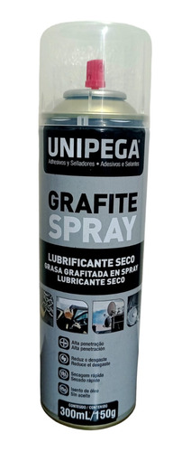 Grafite Spray Lubrificante P/ Carro Vidro Fechaduras 300ml