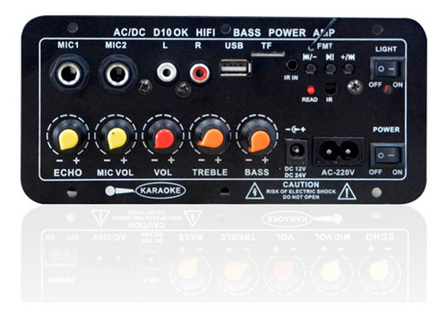Amplificador Bluetooth 30-120w Audio Amplificador Placa