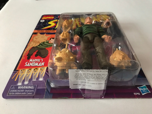 Sandman Marvel Legends Spiderman Animated Series Retro Hasbr (Usado)
