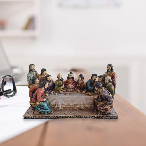 Resina La Estatua Decorativa De La Última Cena Para La