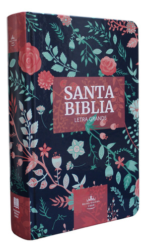 Santa Biblia Reina-valera Letra Grande Tapa Dura Rosas