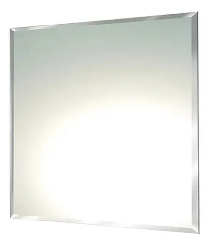 comprar Espelho Grande Bisotê 100 X 70cm Com Botão Francês