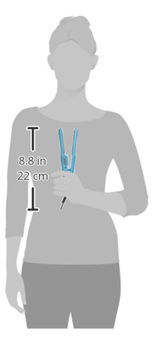 Miniplancha Alisadora Babylisspro Nano Titanium De 0,5 Pulga