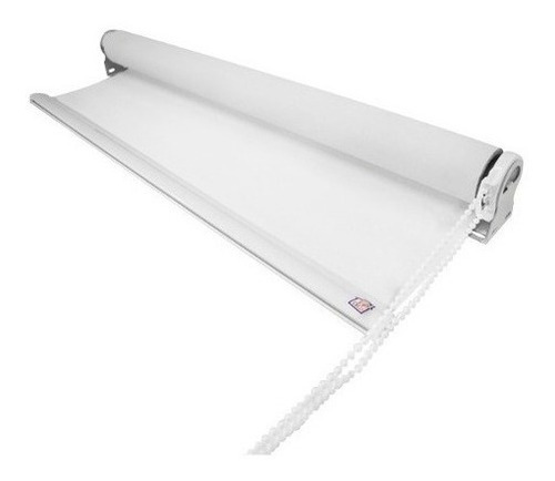 Cortina Roller Blackout 60x240cm Color Blanco, Instala Fácil