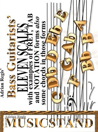 Libro Bass Guitarists' Eleven Scales In Fret, Tab And Not...