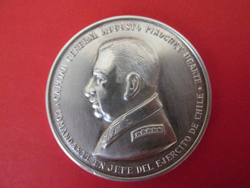 Medalla Capitan Gral Augusto Pinochet Plata Muy Escasa 1995