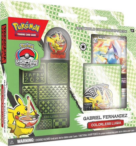 Mazo Campeonato Mundial Pokémon 2023 Gabriel Fernández Lugia