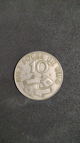 Moneda 10 Soles De Oro - 1969