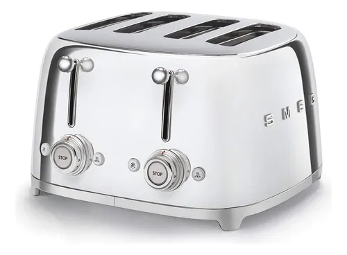 comprar Tostadora Smeg De 4 Ranuras Cromada Tsf03 Ssus