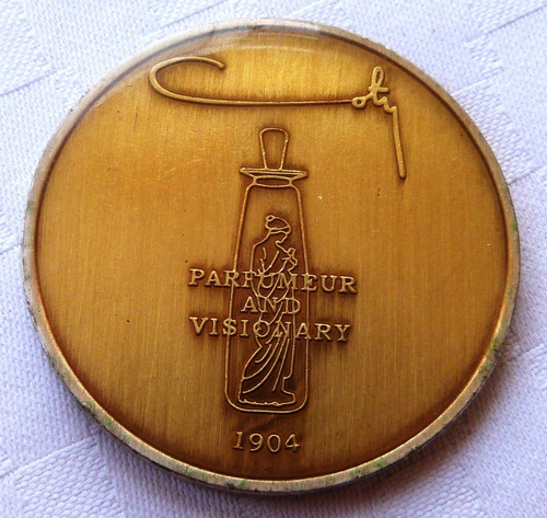 Monijor62 Plaqueta Conmemorativa Perfumes Coty 100 Años 1904