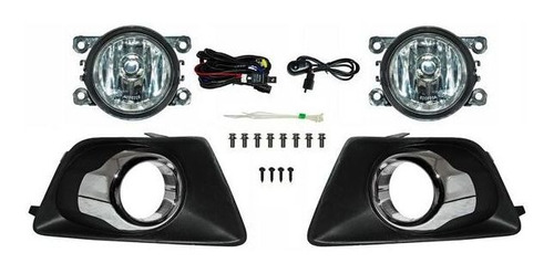 Jgo Faros Niebla C/parrilla C/cromo Ecosport Ford 13-16