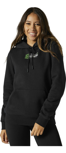 Buzo Kawi Po Fleece Fox Mujer Negro #29121-001