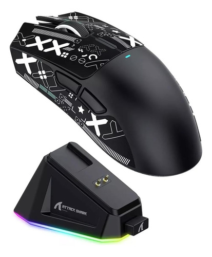 Ratón Inalámbrico Para Juegos X11 Attack Shark De Tres Modos