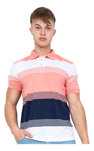 Chomba Polo Hombre Remera Rayada Algodón Talles Especiales