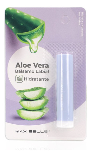 Maxbelle Balsamo Labial Hidratante Aloe Vera
