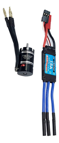 Mini Controlador De Velocidad Esc Con Motor Sin Escobillas D