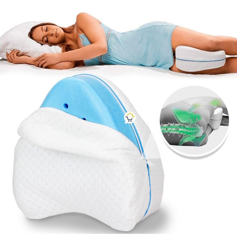 Almohada Ortopédica Piernas Espuma Viscoelástica Cojín B-38