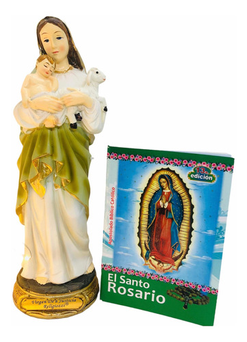 Madre De Dios, Virgen De La Justicia 20cm + Rosario
