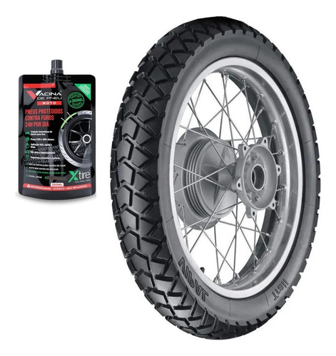 Pneu 120/80-18 Tr300 62s Xre 300 Xr 250 Tornado + Brinde