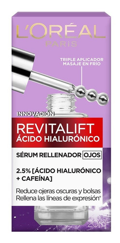 Revitalift Ácido Hialuronico, Serum Para Ojos. 20ml