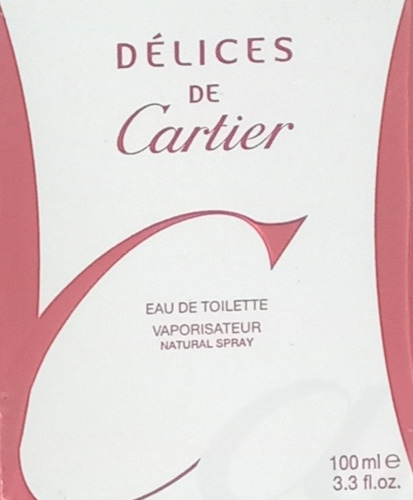 Perfume Delices De Cartier 100 Ml 3.3fl.oz Original Mujer