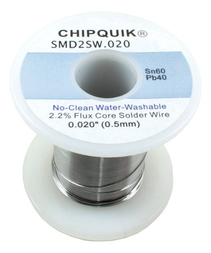 Chip Quik Alambre De Soldadura 60/40 Estao/plomo No-limpio .