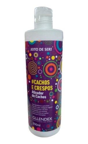 Activador De Rulos Cachos E Crespos Gllendex 500ml.