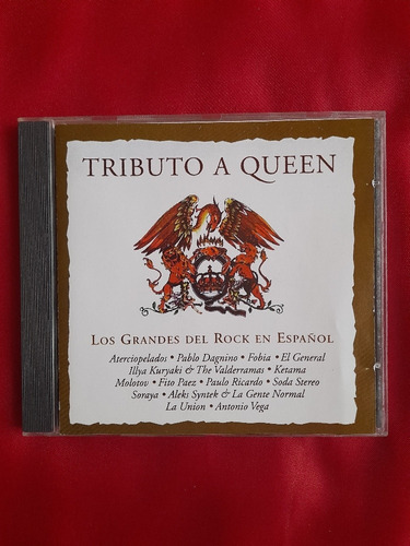 Tributo A Queen Cd Los Grandes Del Rock En Español/fobia