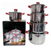 Comprar Set De Ollas Valeska Prime En Acero Inoxidable De 10 Piezas