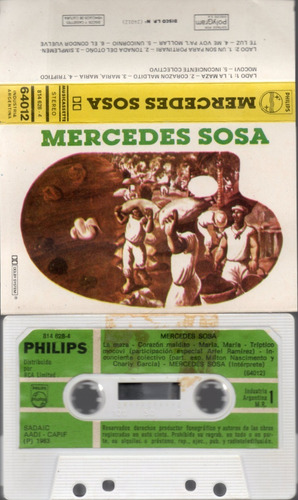 Mercedes Sosa Lote De 2 Cassettes 