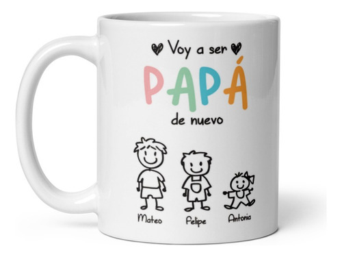 Taza De Ceramica Dia Del Padre Personalizada, Nuevos Diseños