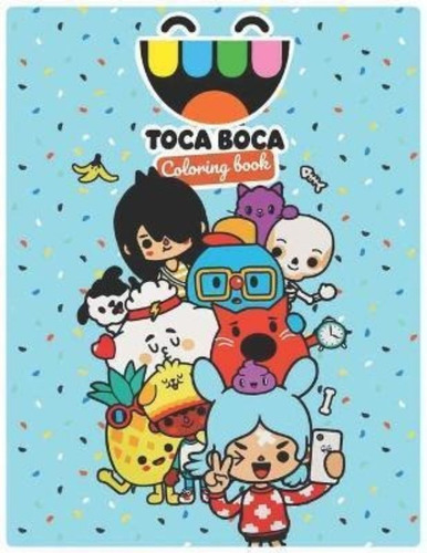 Toca Boca Coloring Book : Perfect Christmas Gift With +30 De