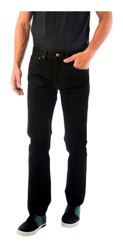 Pantalon Jeans Levis® 501® Mod.5010660 Mezclilla Negro