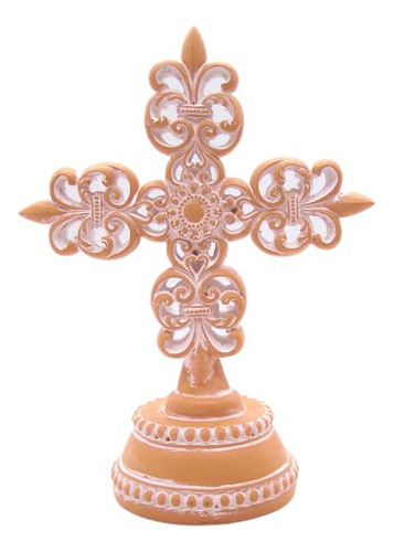 Cruz De Pie Para Mesa Decoración Temática Francesa 30 Cm