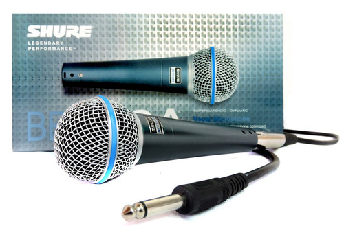 Microfonos Shure Alámbrico Beta 58a Vocal Supercardioide