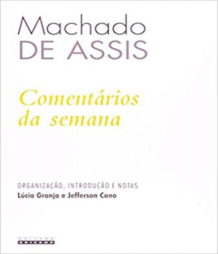 Livro Comentarios Da Semana