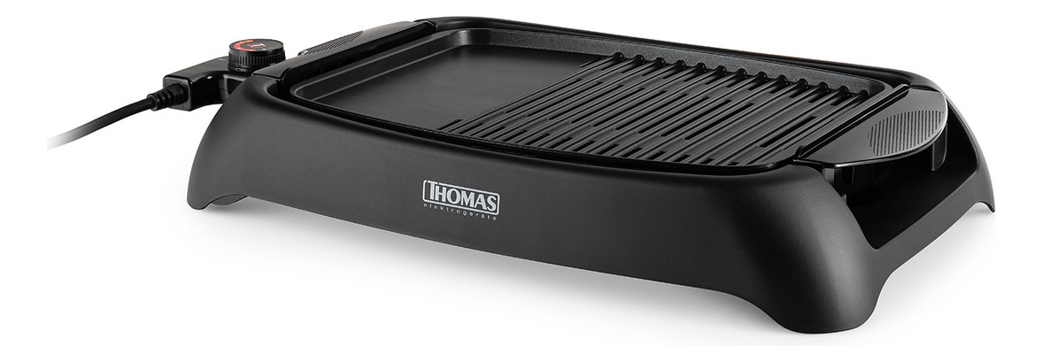 Parrilla Eléctrica Thomas Th-180 1000w Color Negro